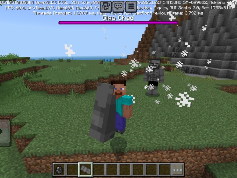 Giga Chad Mod for Minecraft PE