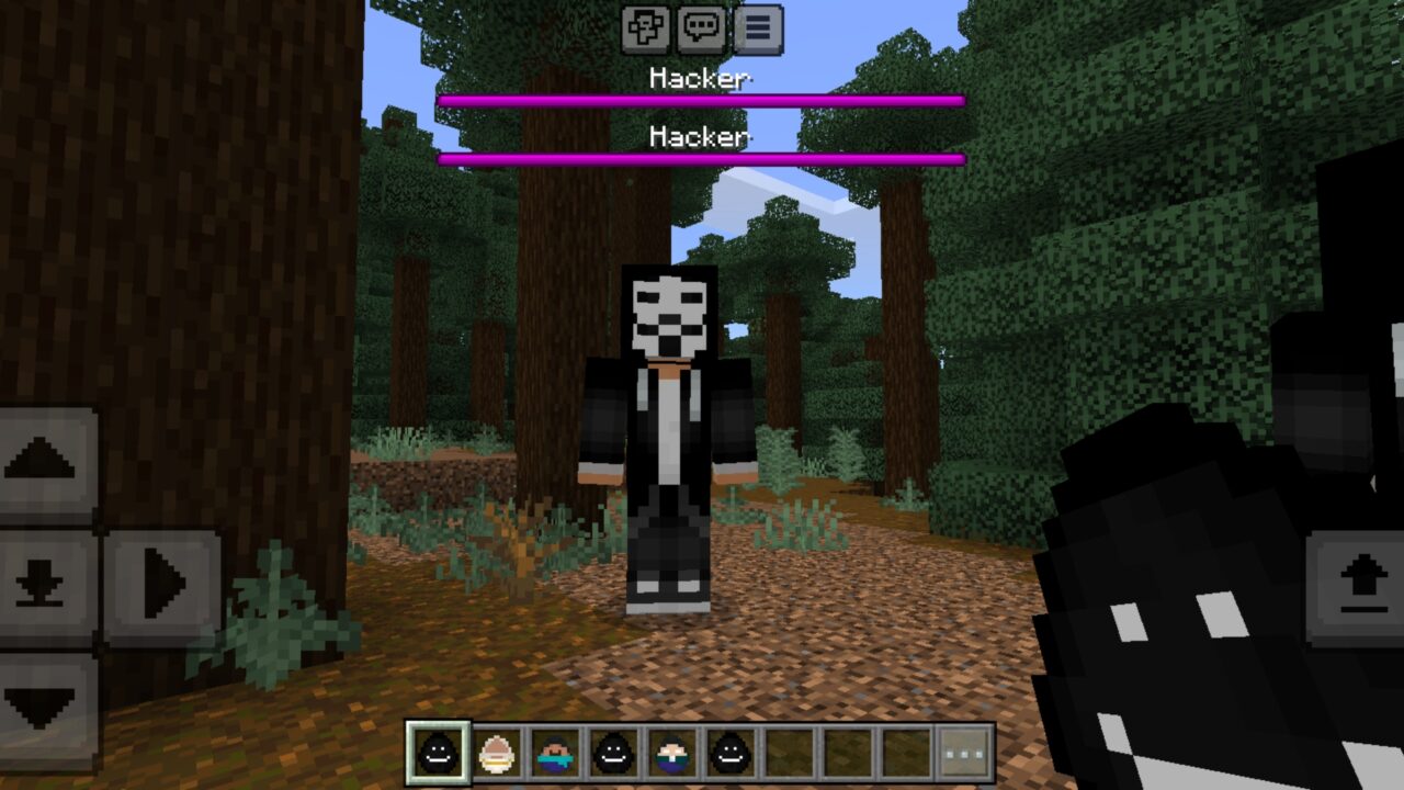 Hacker from Noob Pro Hacker Mod for Minecraft PE