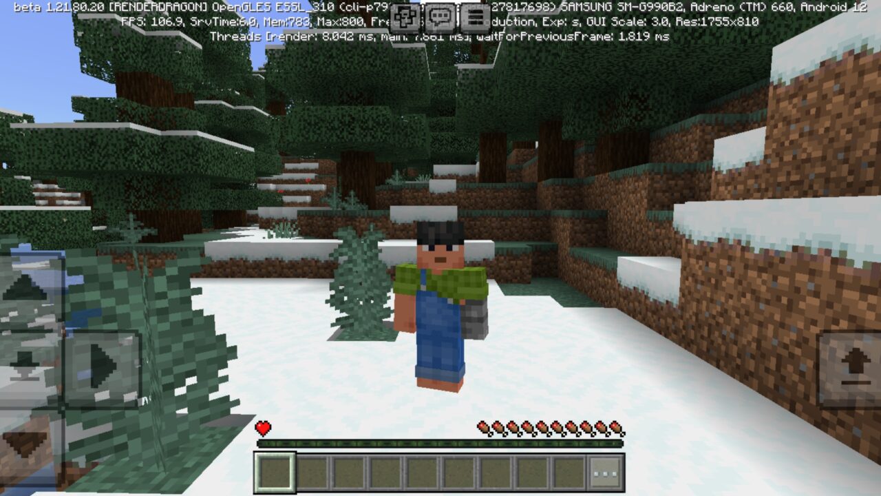Hard from One HP Mod for Minecraft PE