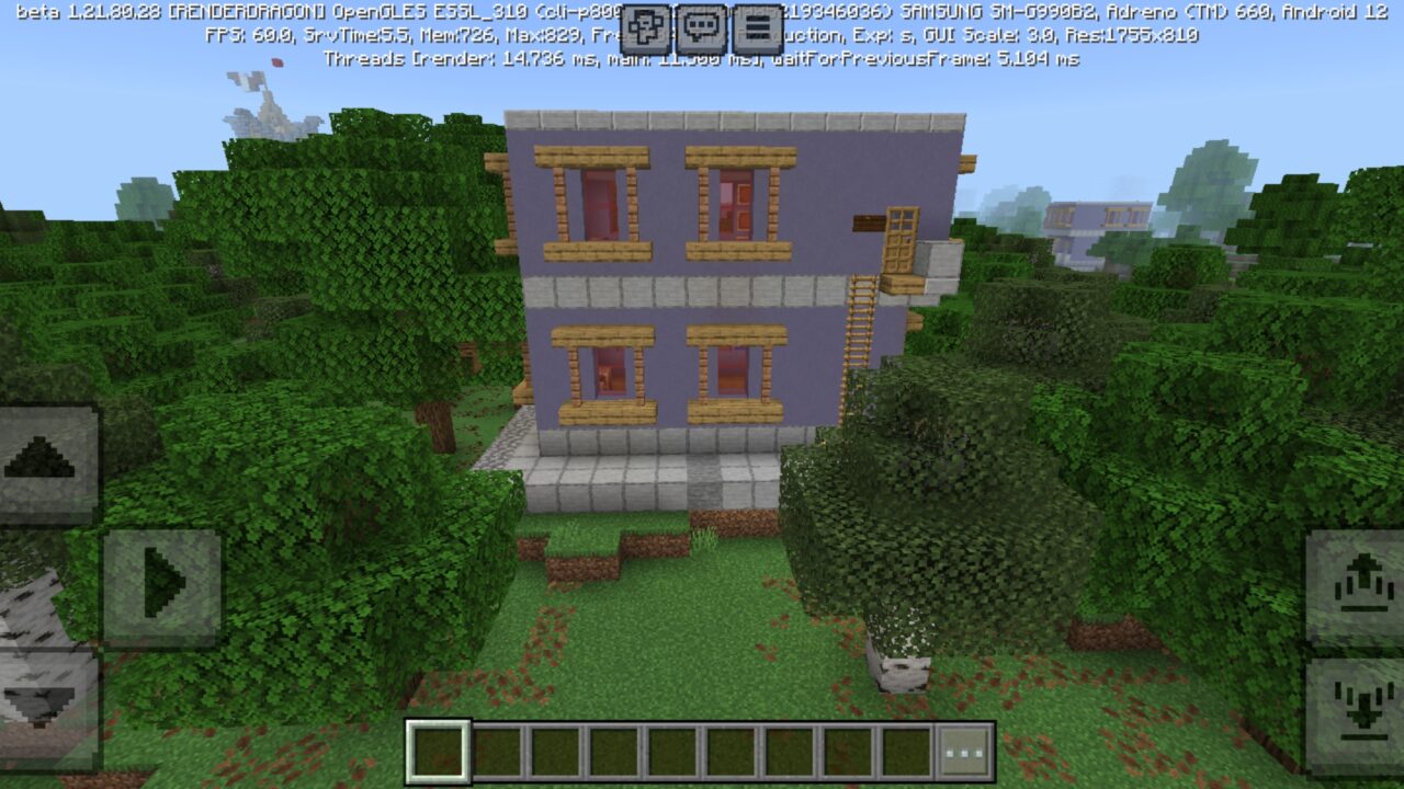 House from Schematics Mod for Minecraft PE