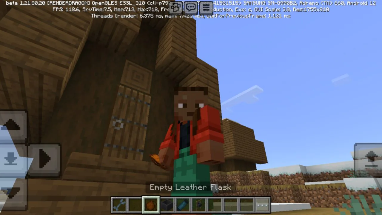 Hydration Mod for Minecraft PE