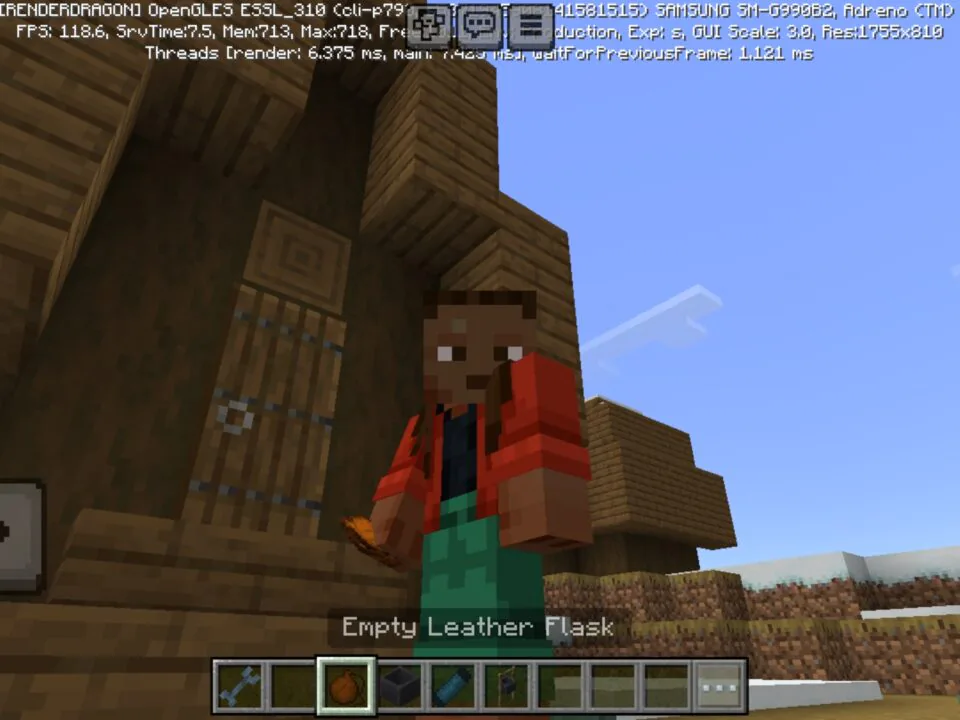 Hydration Mod for Minecraft PE