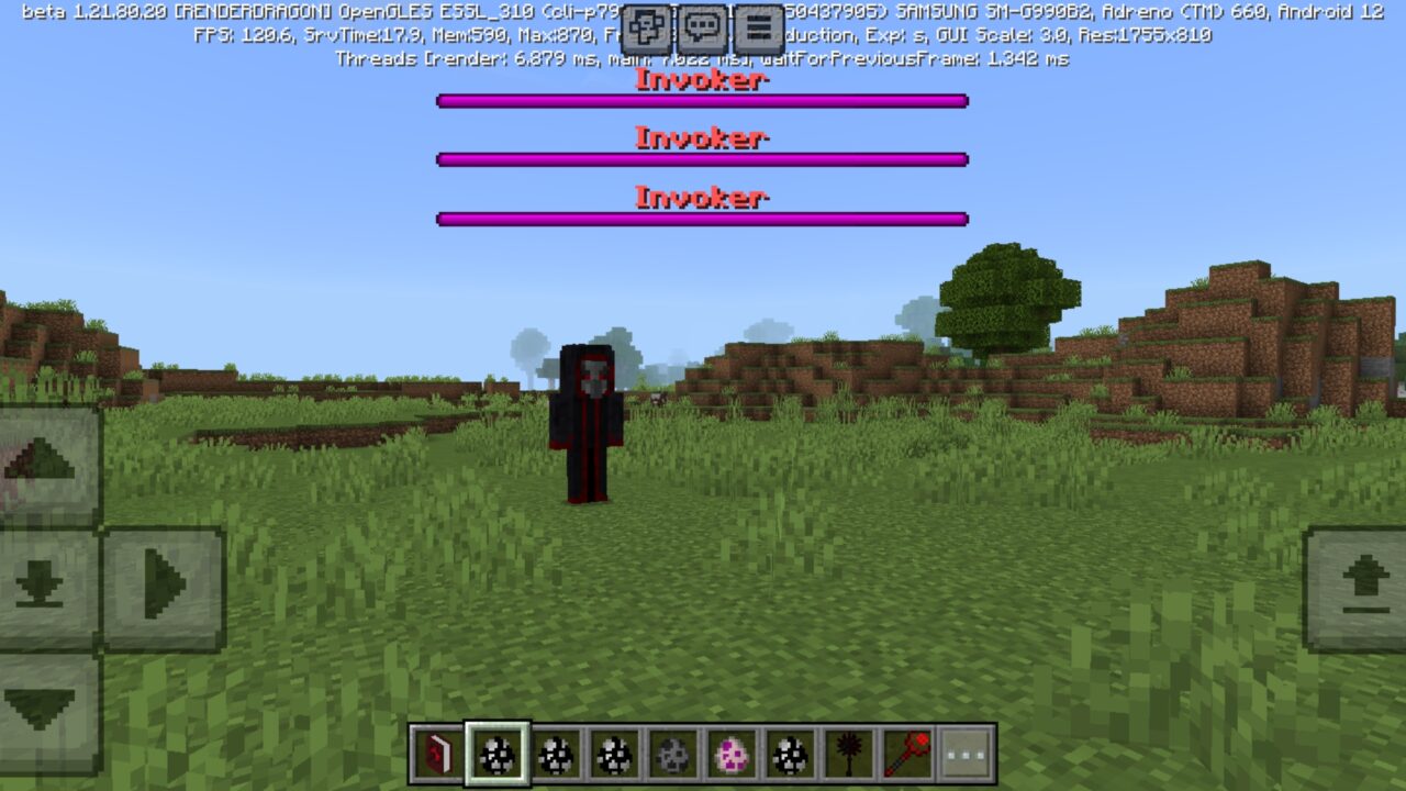 Invoker from Blood Rot Mod for Minecraft PE