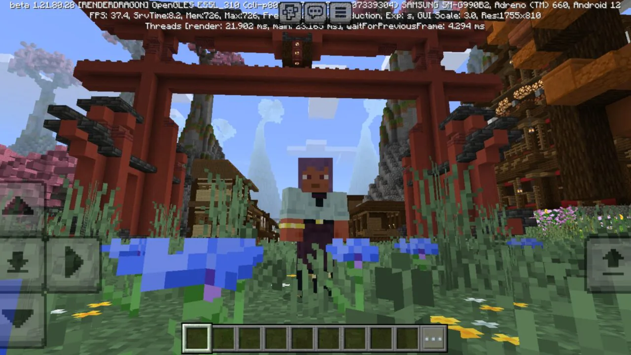Japanese Town Map for Minecraft PE