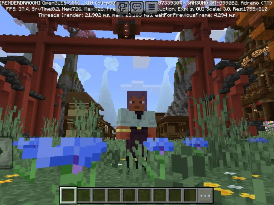 Japanese Town Map for Minecraft PE