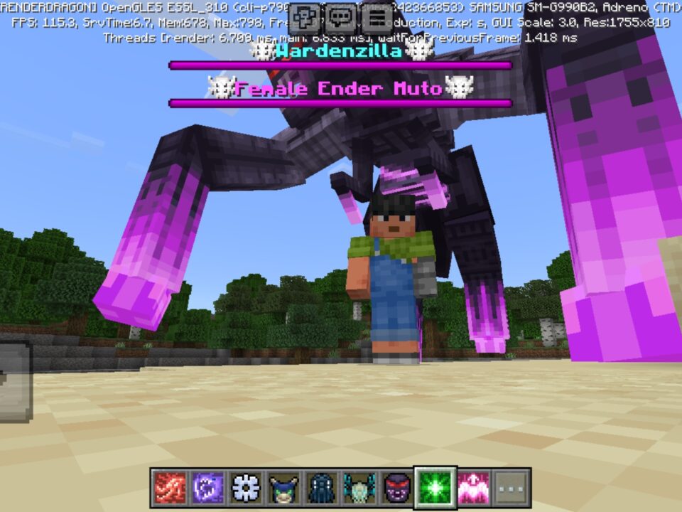 Kaiju Craft Mod for Minecraft PE