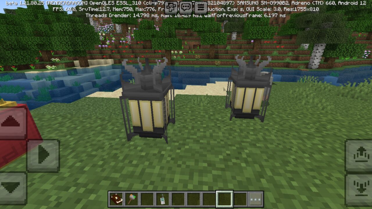 Lantern from Light Furniture Mod for Minecraft PE