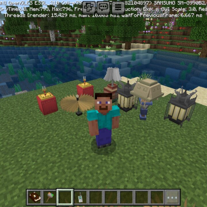 Light Furniture Mod for Minecraft PE