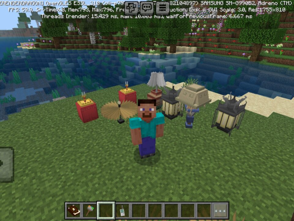 Light Furniture Mod for Minecraft PE
