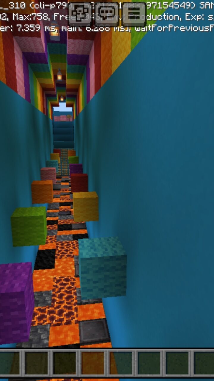 Location from Endless Parkour Map for Minecraft PE