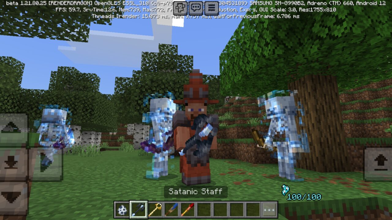 A Magic Way Mod for Minecraft PE