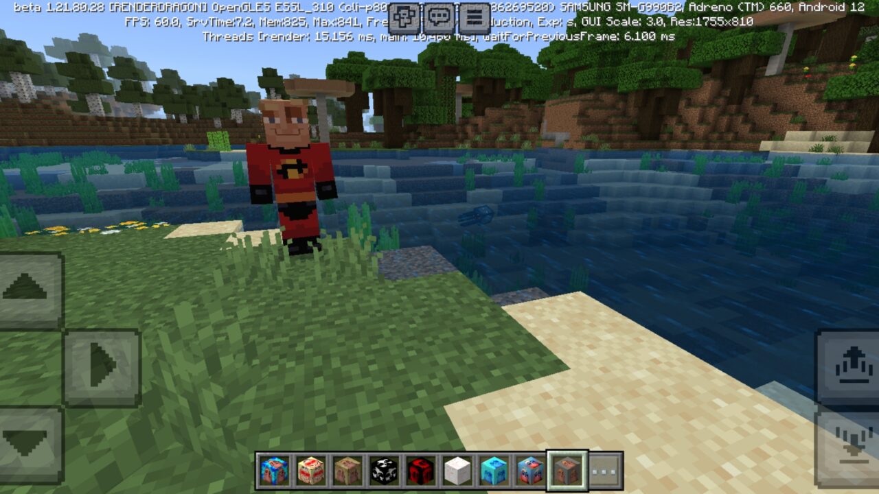 Mob from Mr Incredible Mod for Minecraft PE