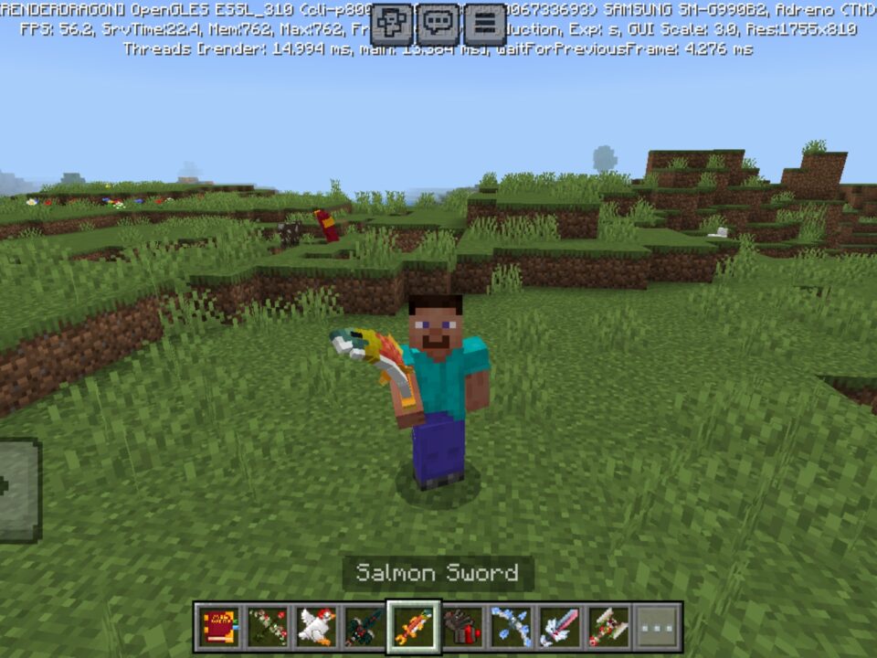 Mob Weapons Mod for Minecraft PE