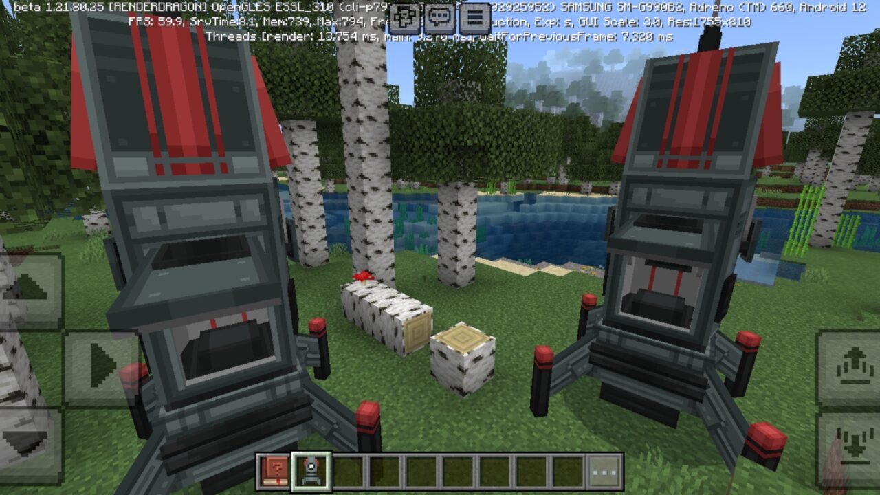 More Options from Rockets Mod for Minecraft PE