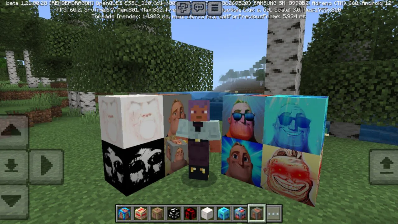 Mr Incredible Mod for Minecraft PE