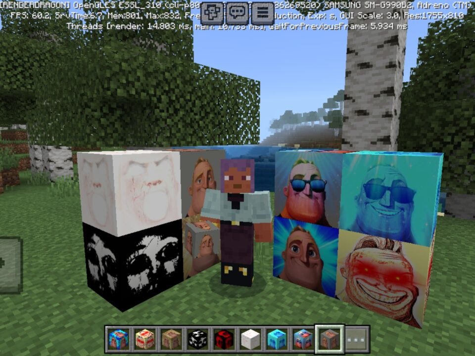 Mr Incredible Mod for Minecraft PE