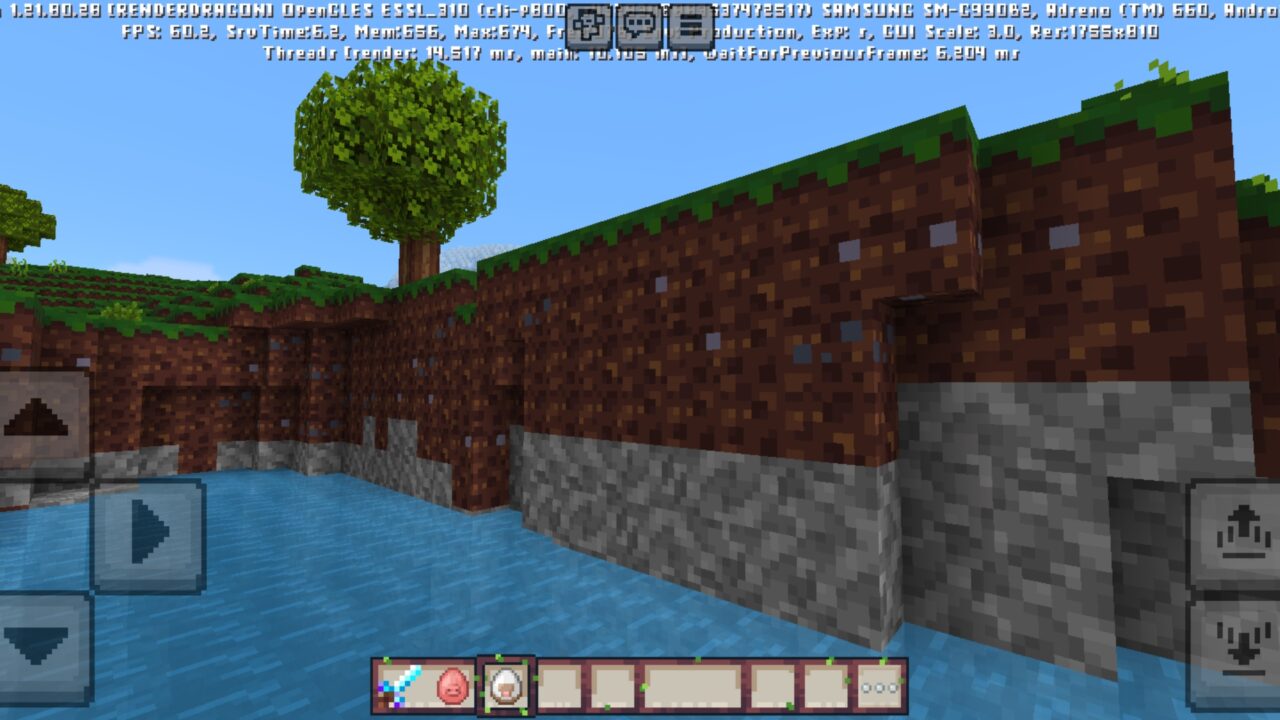 Nature from Pixel Bits Texture Pack for Minecraft PE