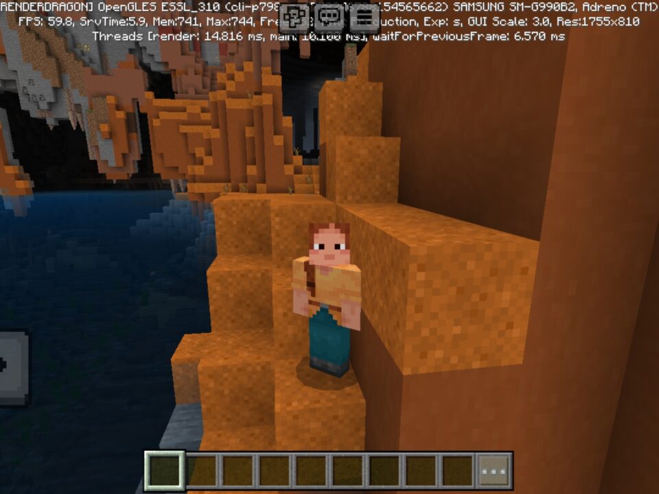 No Lava and Water Fog Texture Pack for Minecraft PE