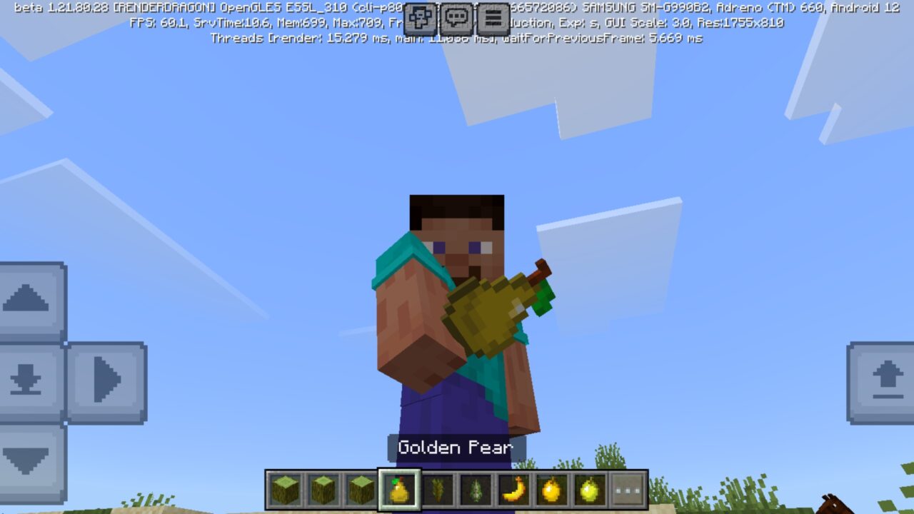 Pear from More Fruit Mod for Minecraft PE