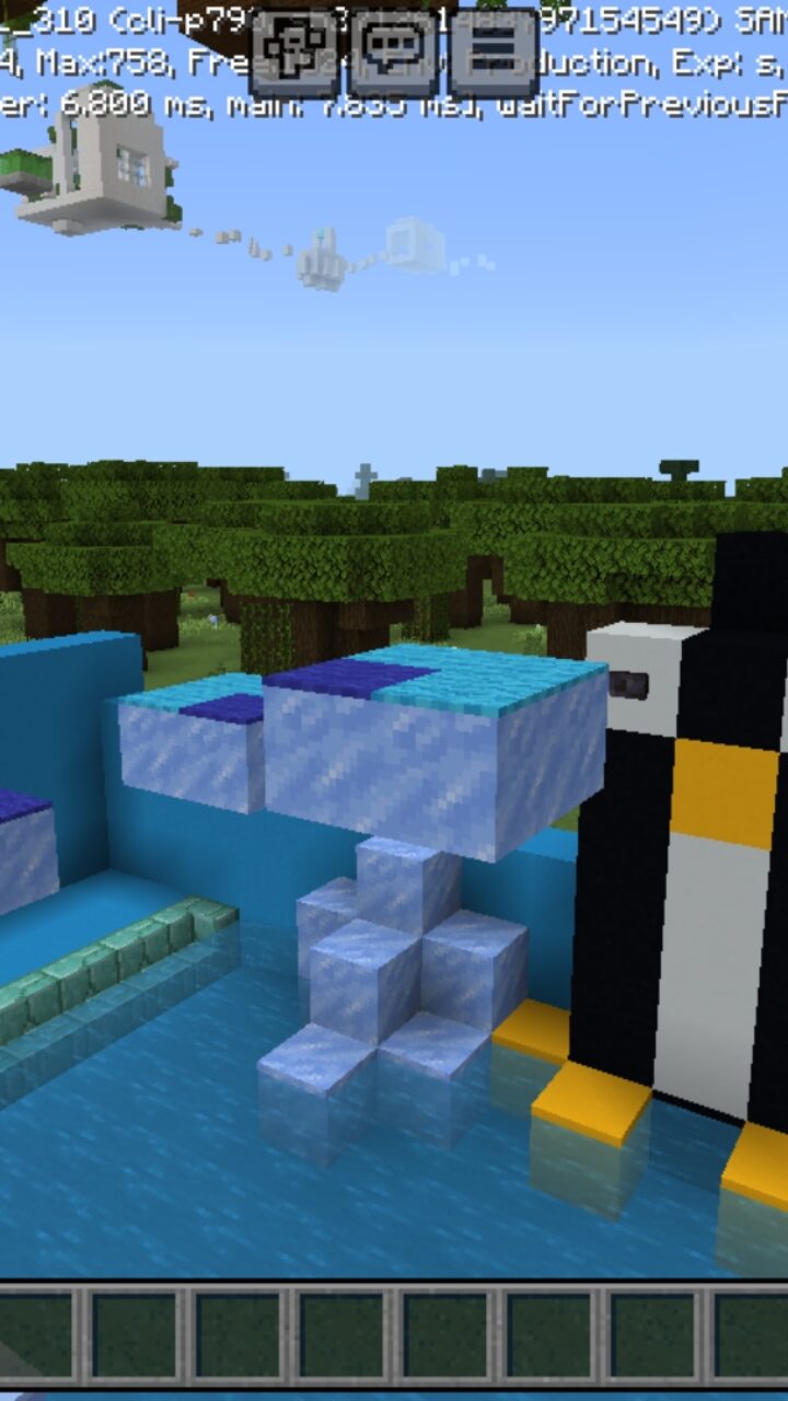 Panguins from Endless Parkour Map for Minecraft PE