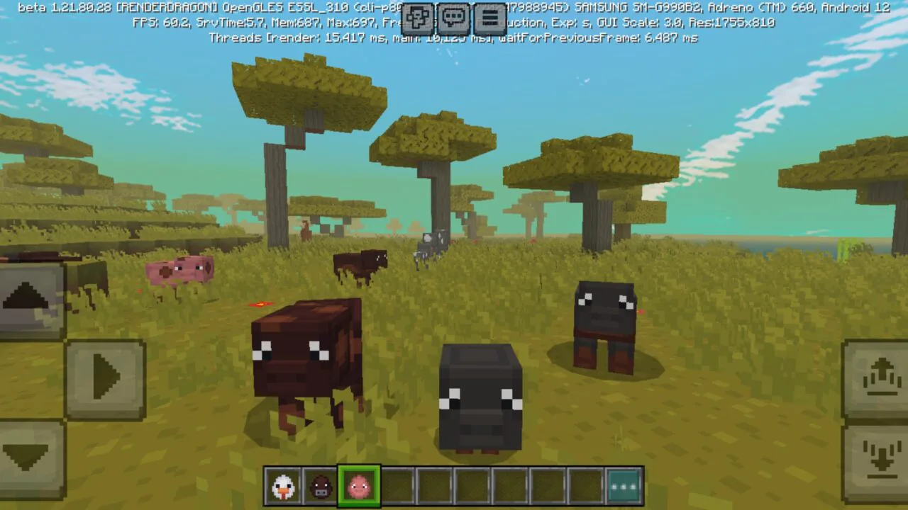 Pigs from Foggy Visions Texture Pack for Minecraft PE