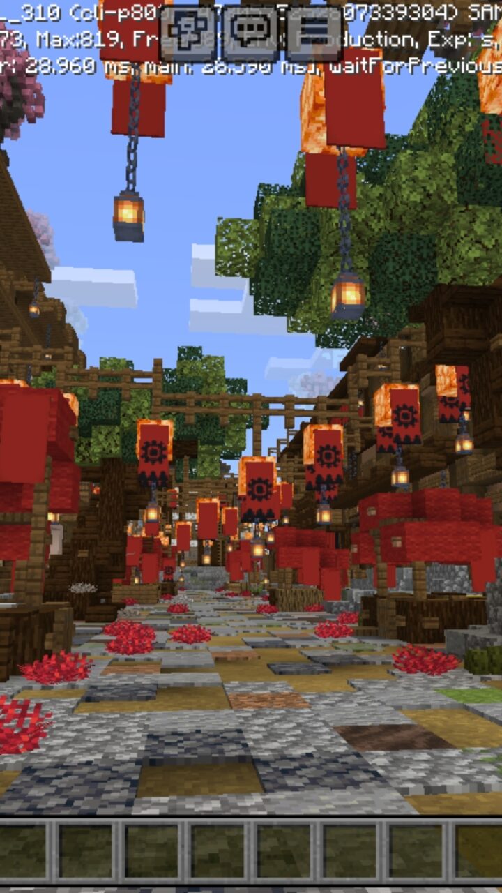 Red from Japanese Town Map for Minecraft PE