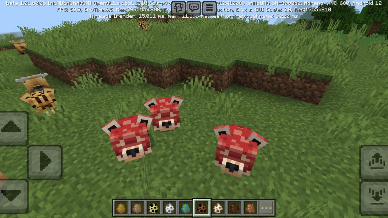 Red Panda from Baby Animals Mod for Minecraft PE
