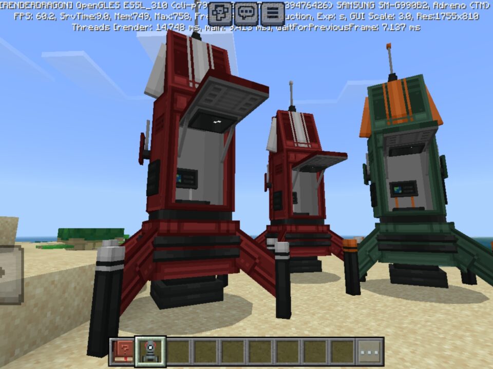 Rockets Mod for Minecraft PE