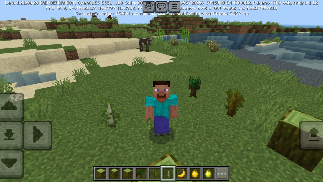 Saplings from More Fruit Mod for Minecraft PE