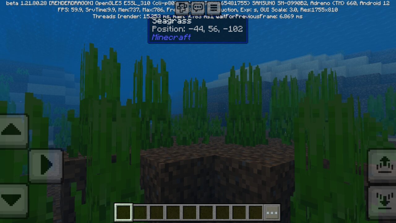 Seagrass from WAIO Mod for Minecraft PE