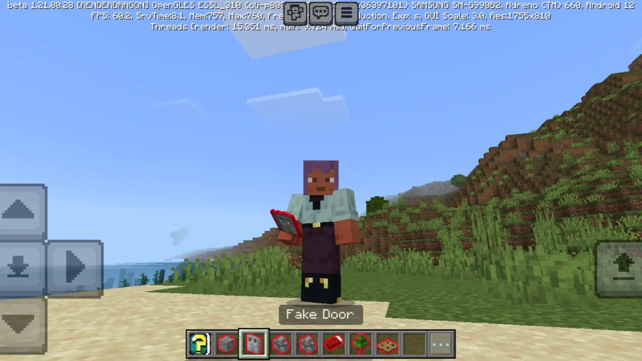 Secret Doors Mod for Minecraft PE