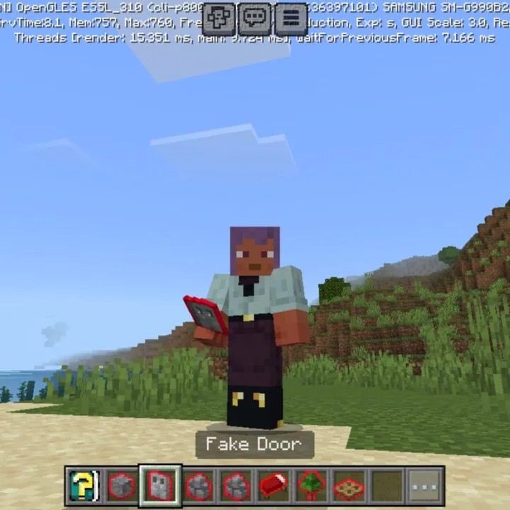 Secret Doors Mod for Minecraft PE