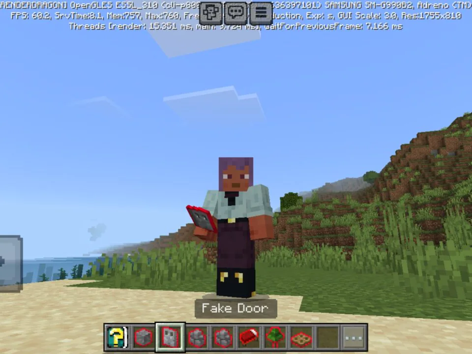 Secret Doors Mod for Minecraft PE