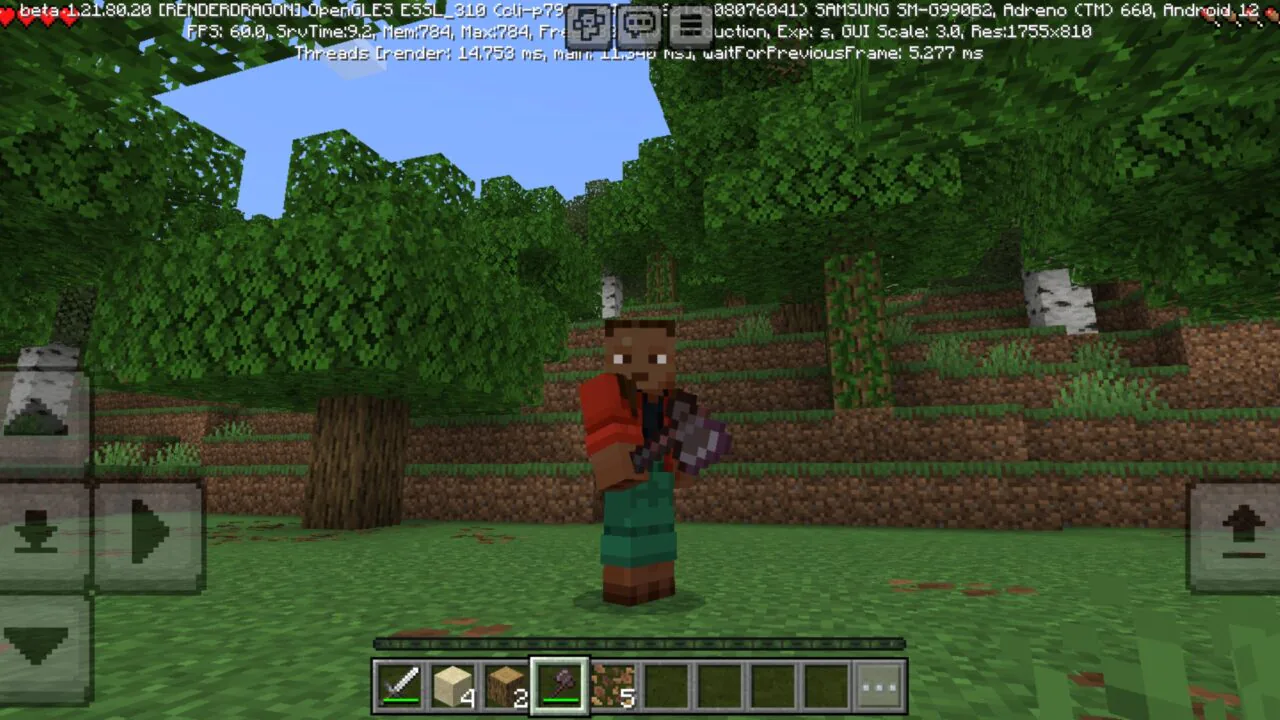 Skill Points Mod for Minecraft PE