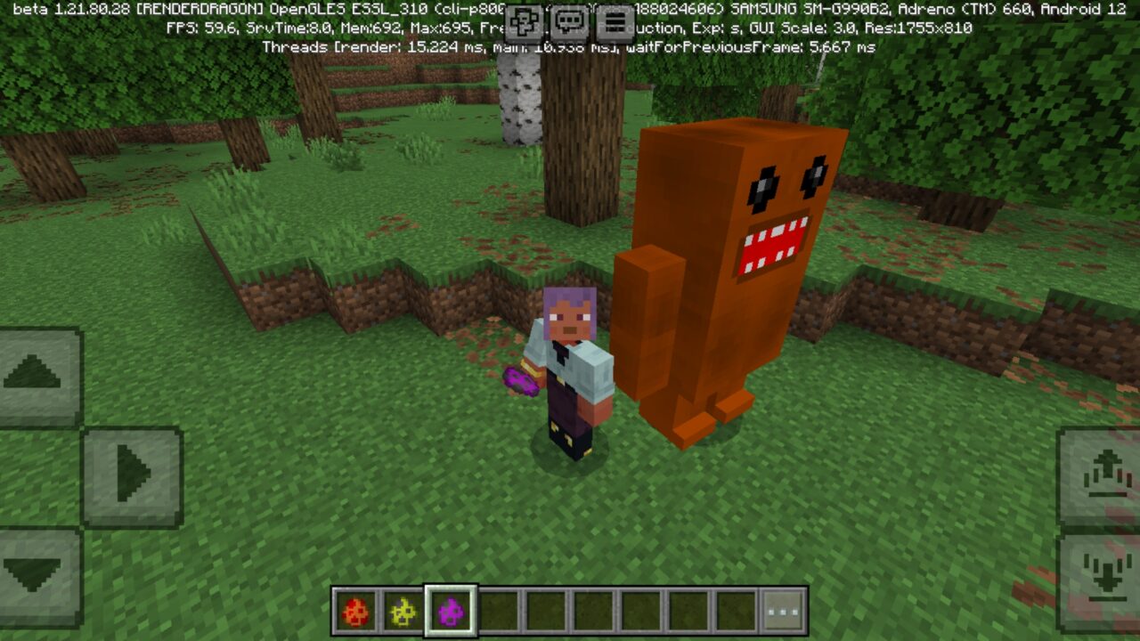 Spawn from Domo Kun and Friends Mod for Minecraft PE