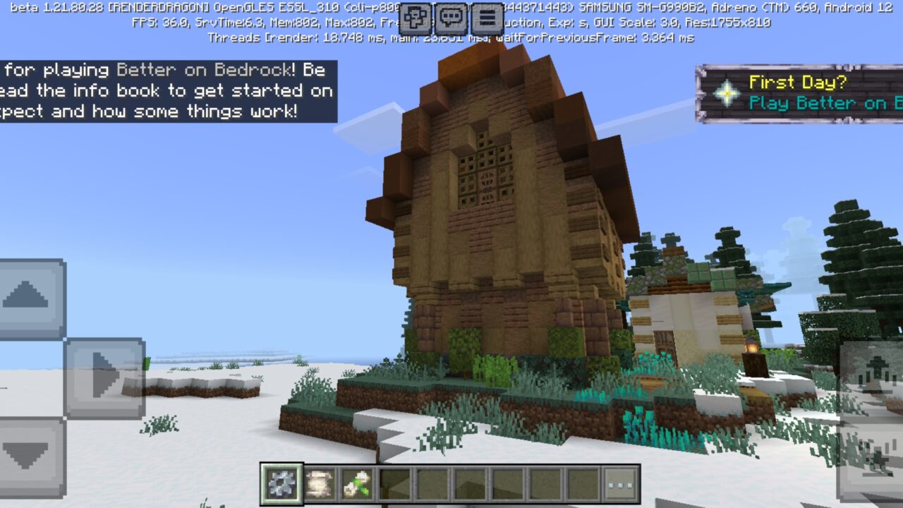 Start from Better on Bedrock Mod for Minecraft PE