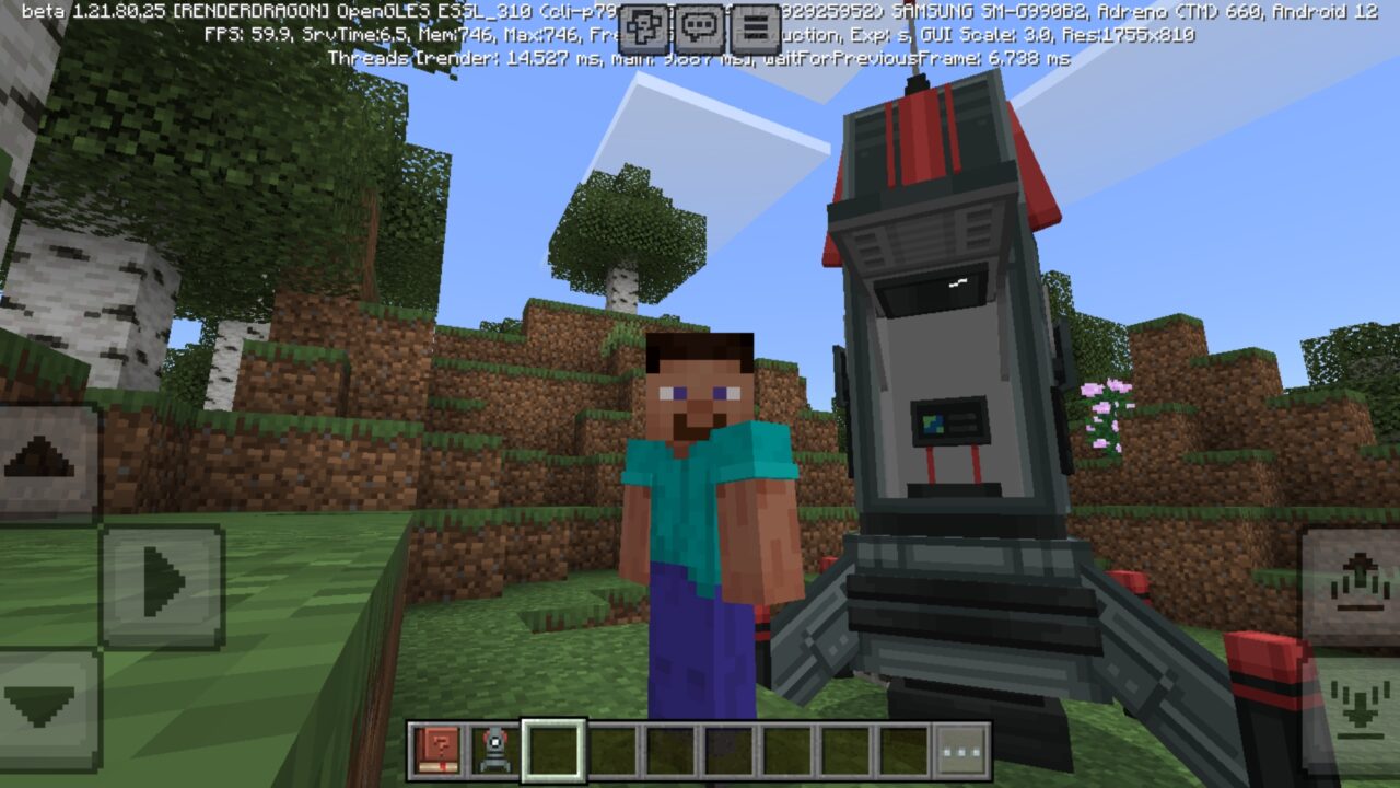 Start from Rockets Mod for Minecraft PE