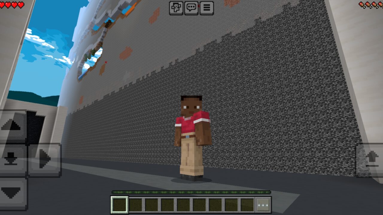 Survival from 2D Mod for Minecraft PE