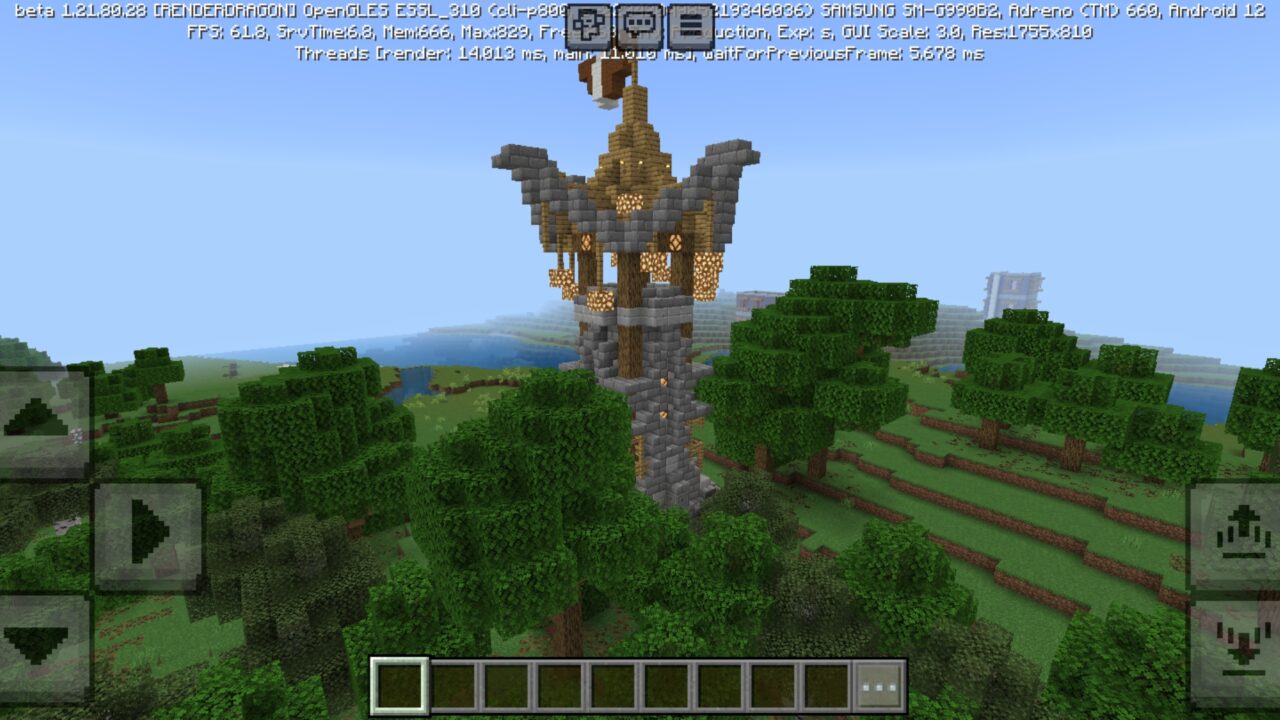 Tower from Schematics Mod for Minecraft PE
