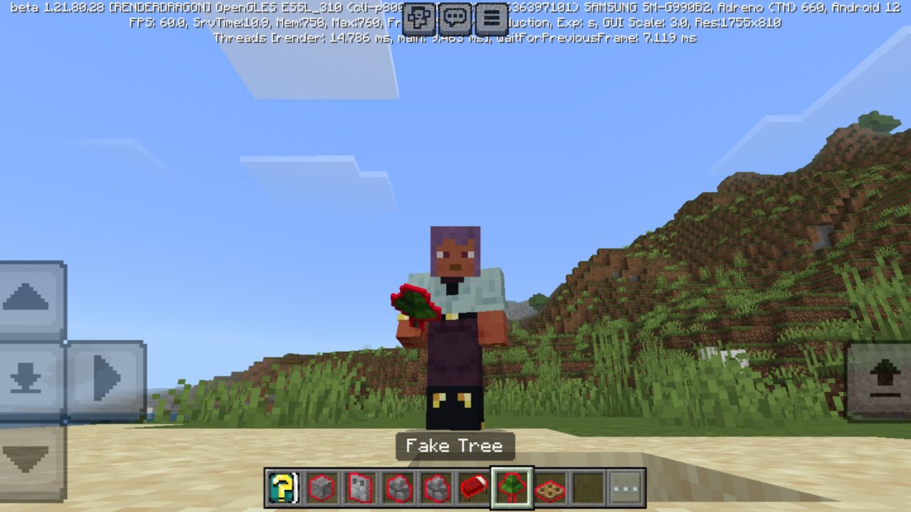 Tree from Secret Doors Mod for Minecraft PE