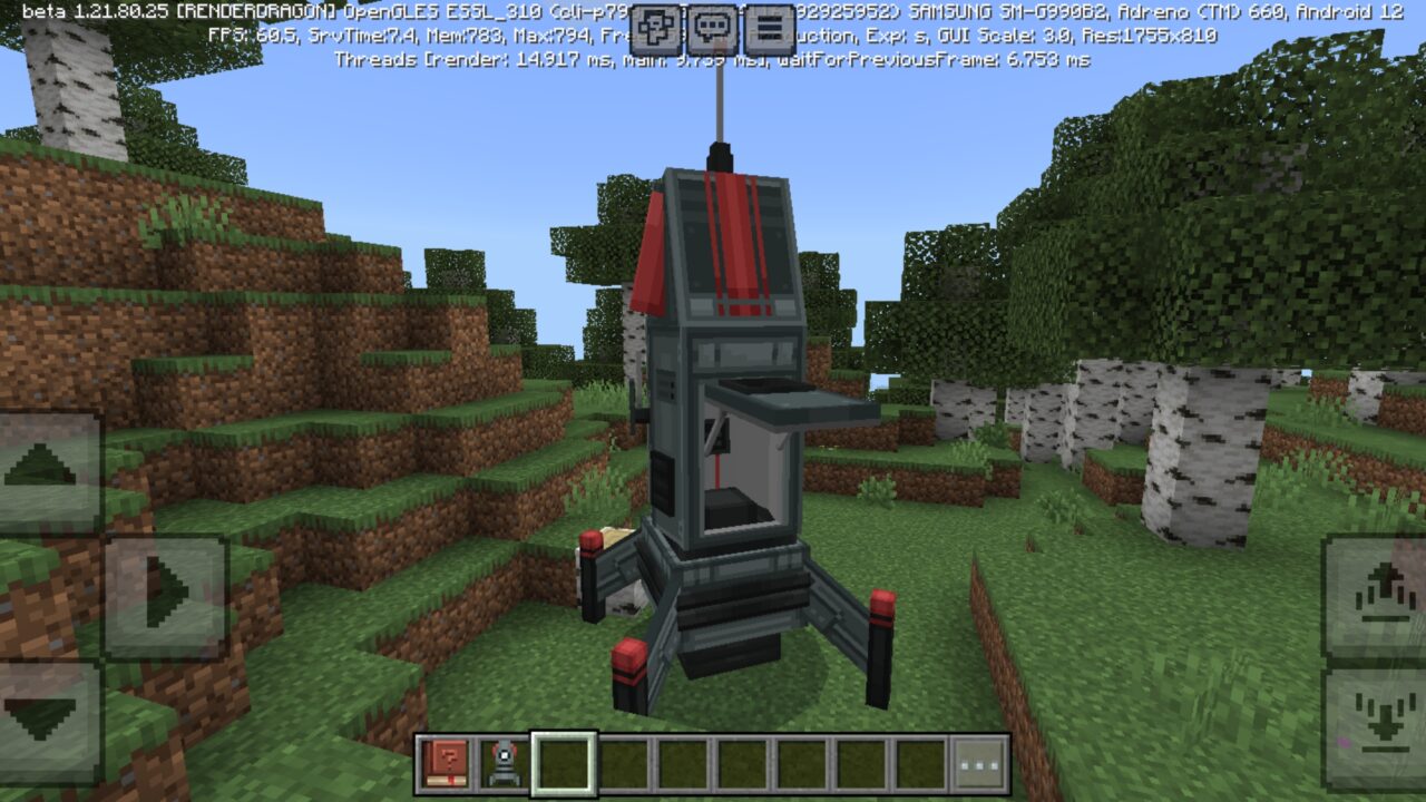 Use It from Rockets Mod for Minecraft PE