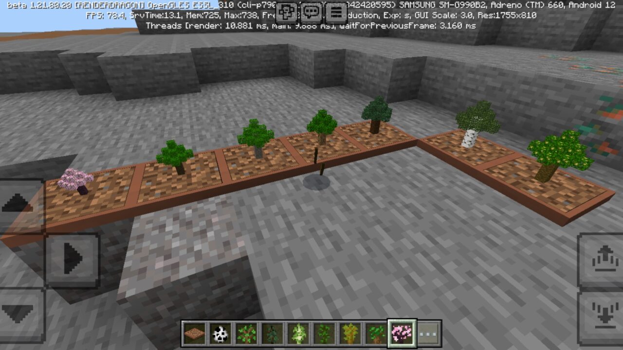 Variants from Bonsai Tree Mod for Minecraft PE