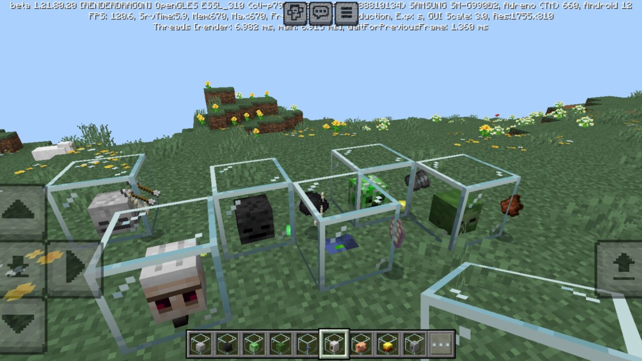 Variants from Monster Farm Mod for Minecraft PE