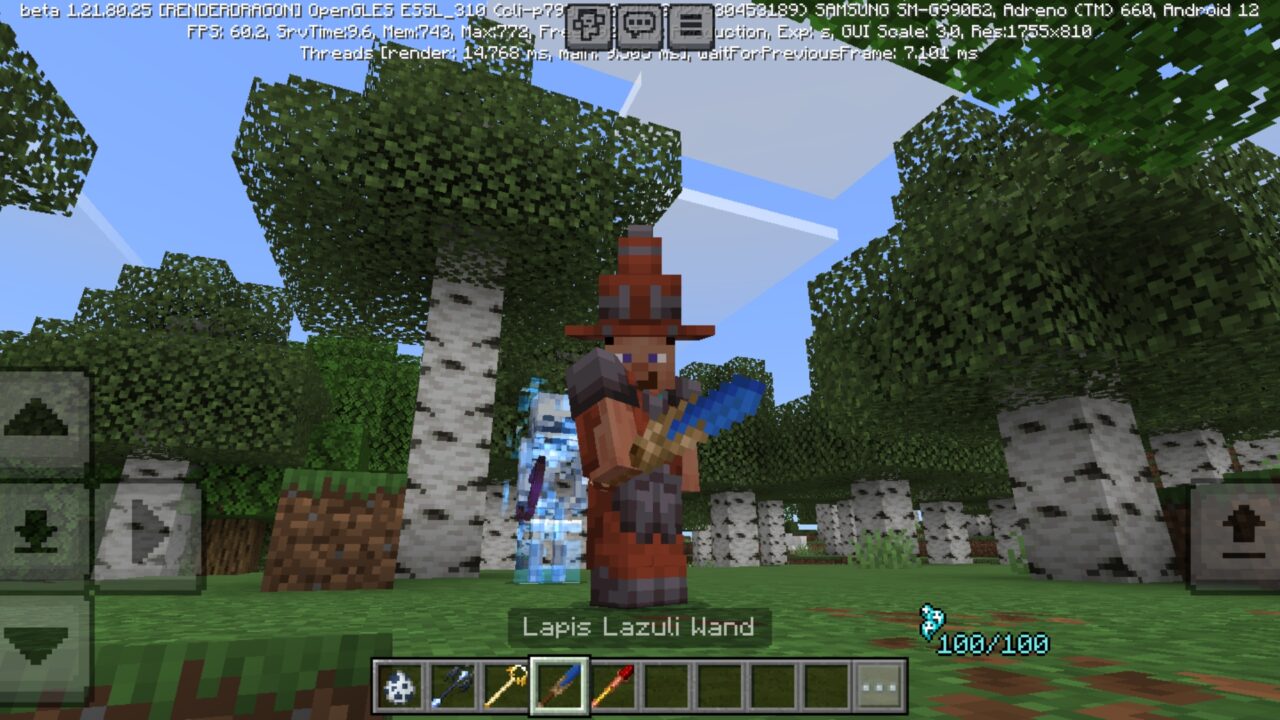 Wand from A Magic Way Mod for Minecraft PE