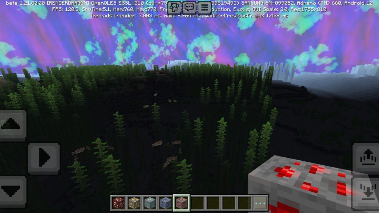 Water from Hyze Shader for Minecraft PE