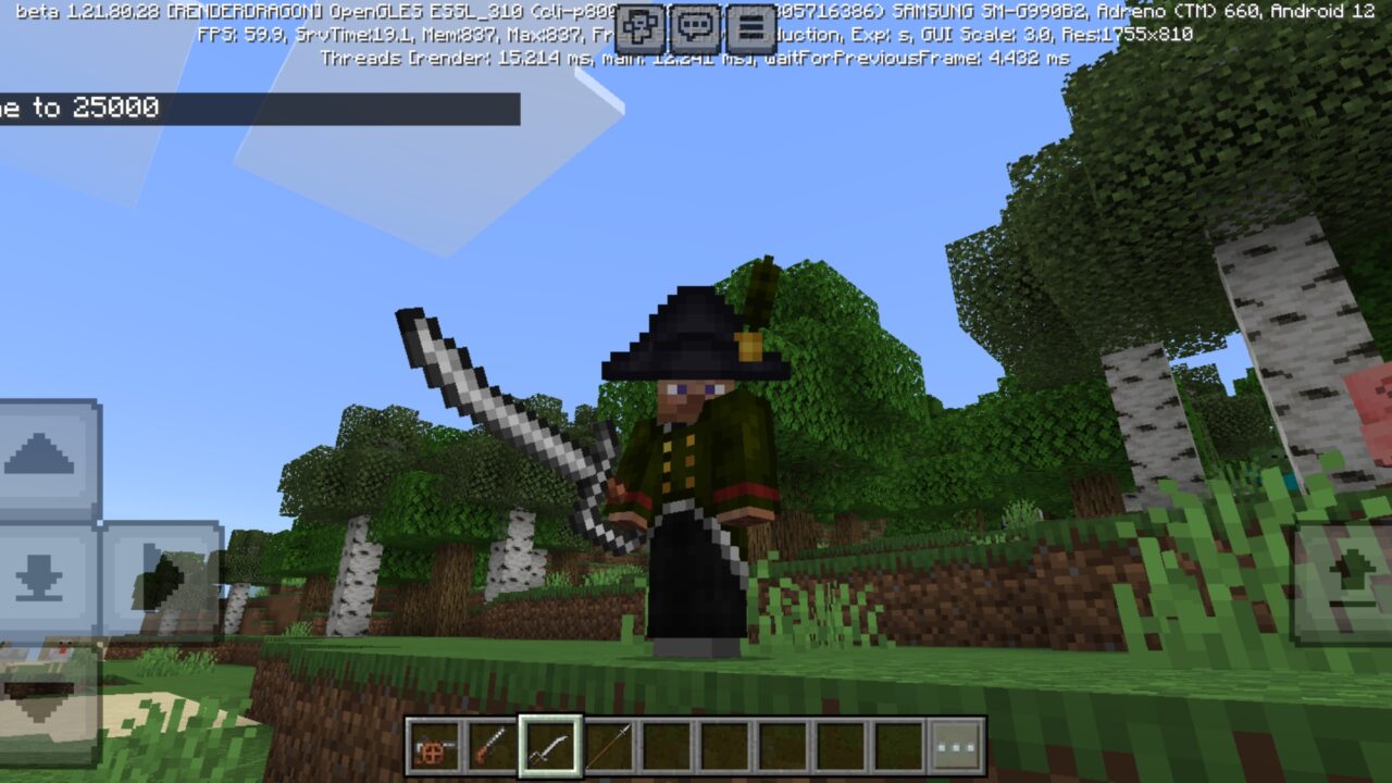 Weapon from Napoleon Mod for Minecraft PE