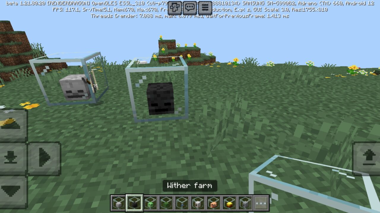 Wither from Monster Farm Mod for Minecraft PE
