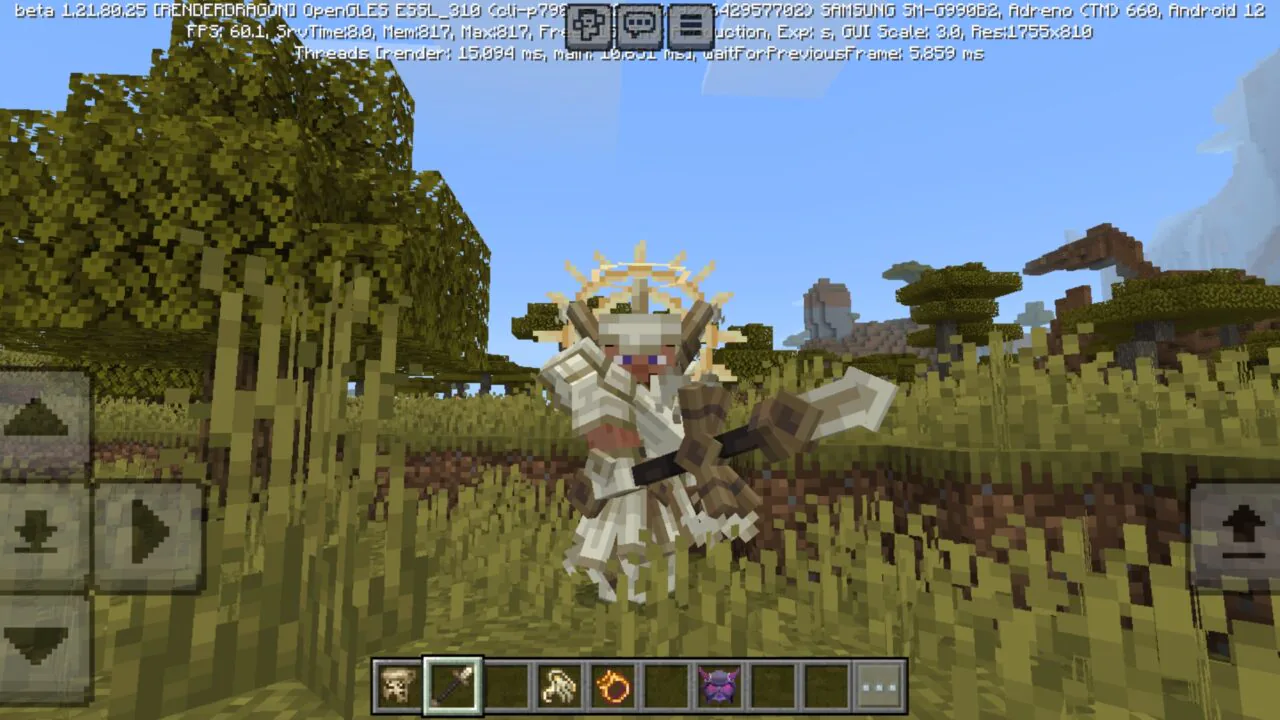 Armor from Archaism Trinkets Mod for Minecraft PE