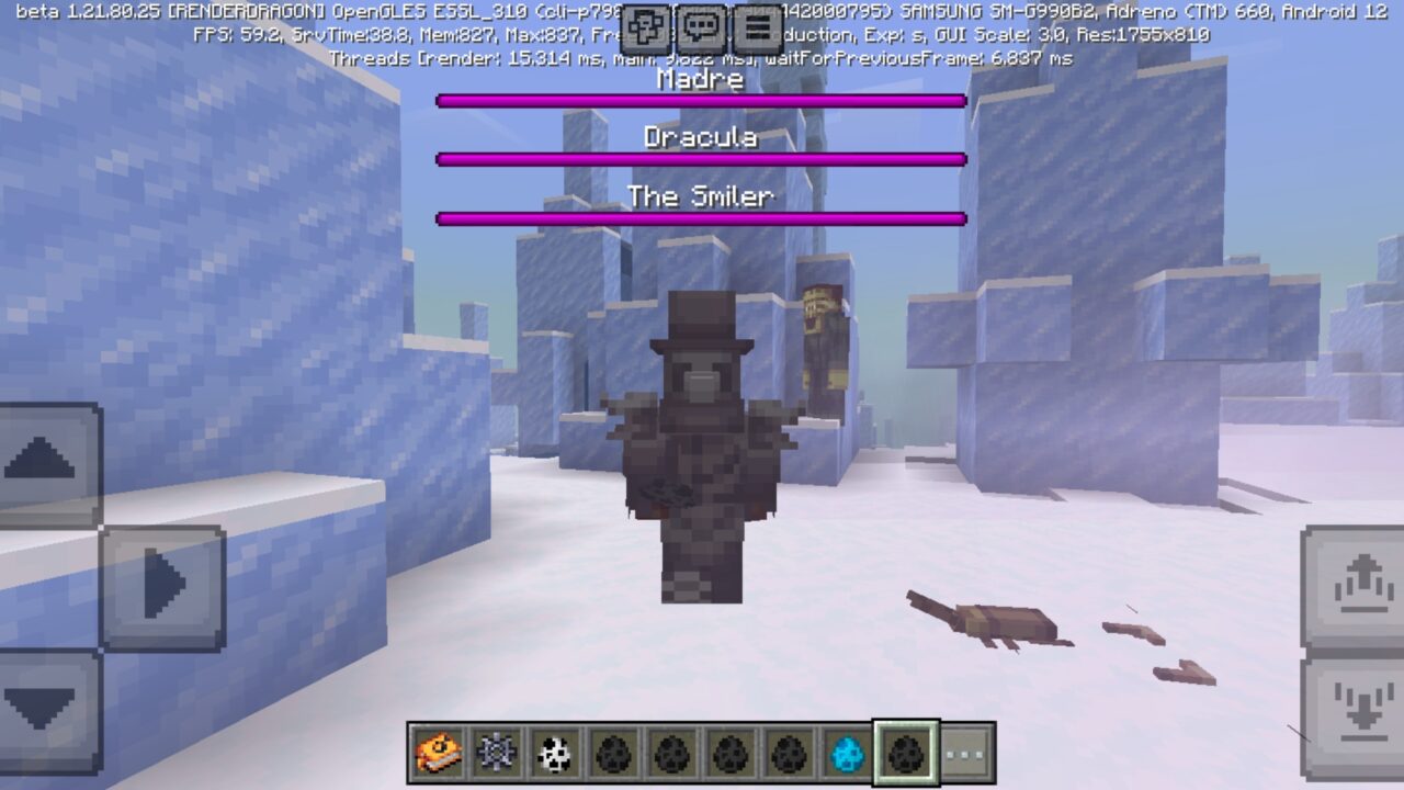 Armor from Immersive Horror Mod for Minecraft PE