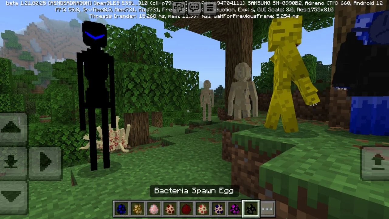 Backrooms Mobs Mod for Minecraft PE